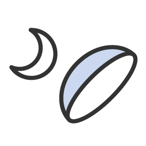 Mettre les lentille Ortho-K